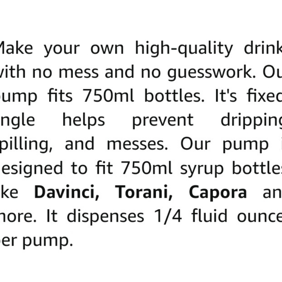 New in package gold syrup pumps 8 pk - Picture 6 of 7